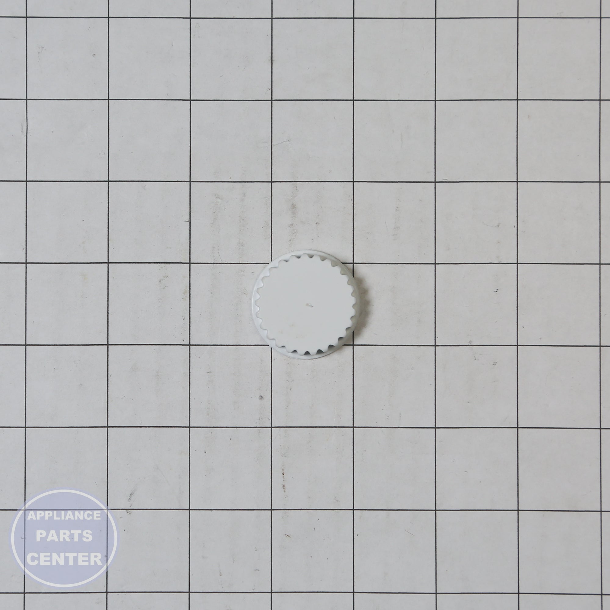CAP-DRAIN W11023835 - Side view with precise measurements
