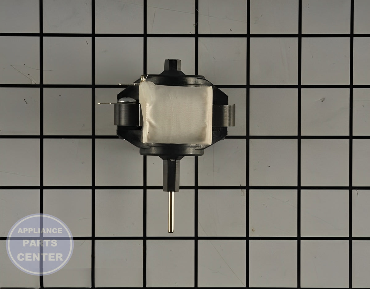 WHIRLPOOL REFRIGERATOR EVAPORATOR FAN MOTOR W11024089 - Installation in WPL Refrigerator showing key mounting points
