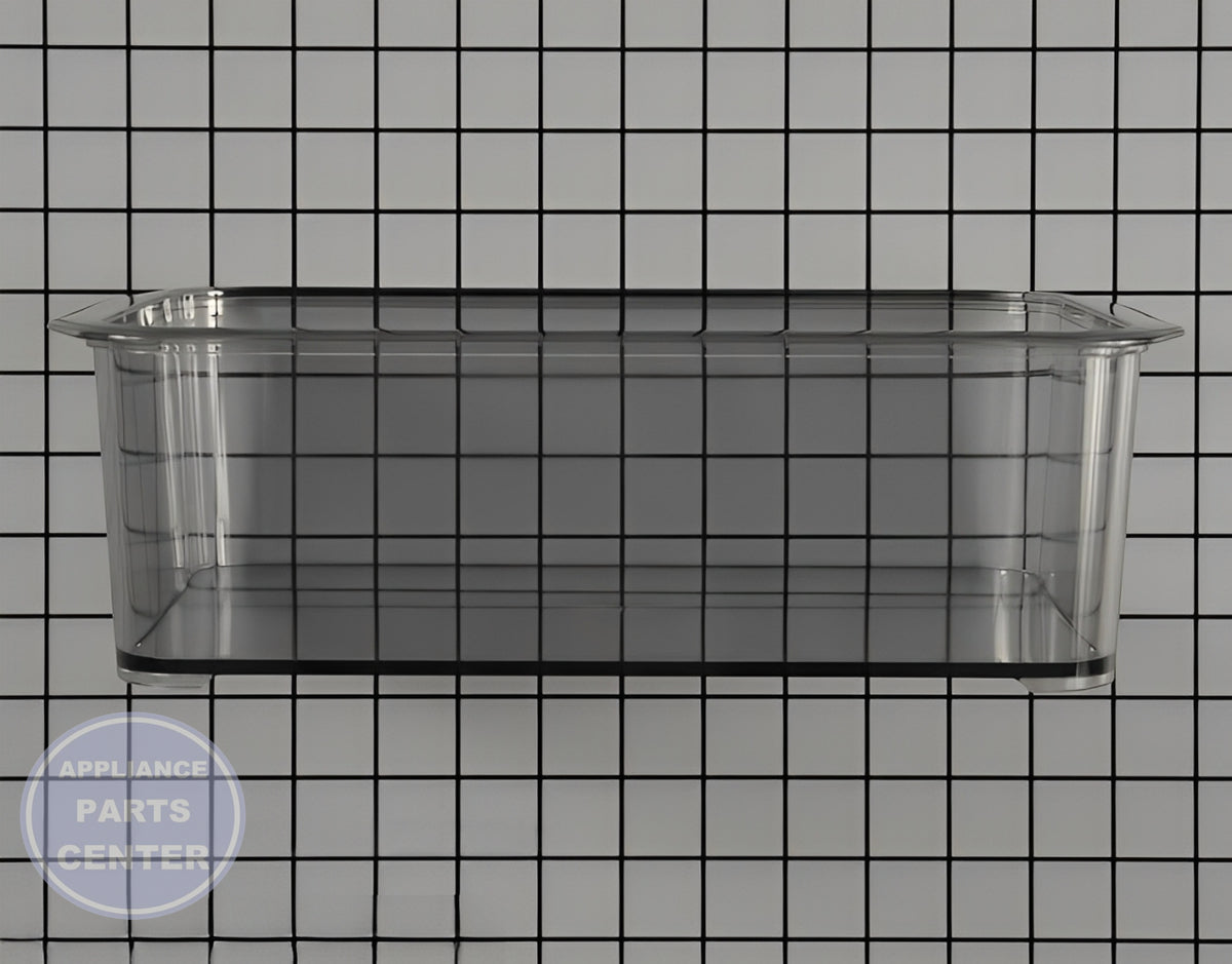 Door Shelf Bin W11026416 - Detailed view of 5' height shelf & support