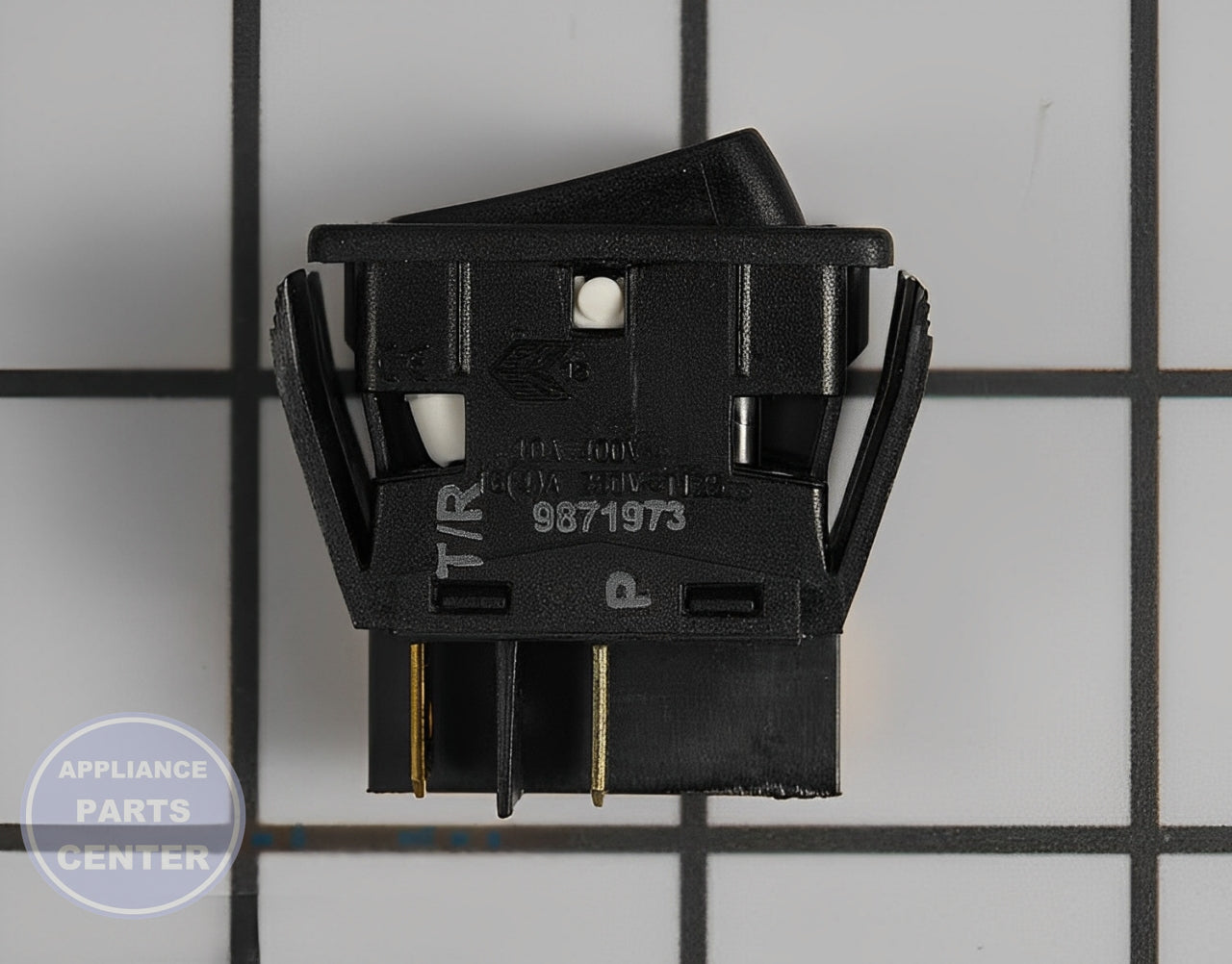 Selector Switch W11032731 - Side view with precise measurements