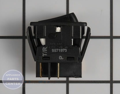 Selector Switch W11032731 - Side view with precise measurements
