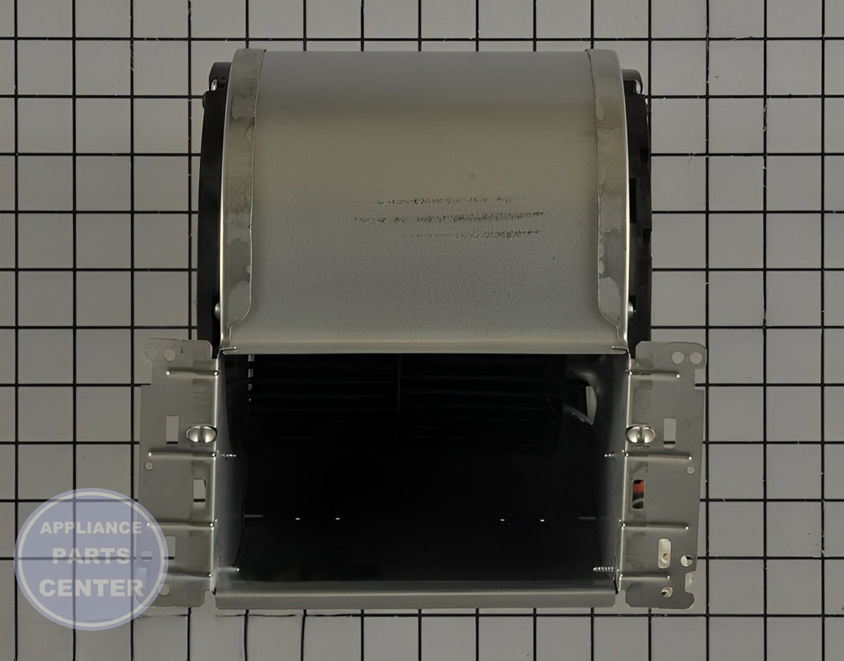 Fan Motor W11035826 - Side view with precise measurements