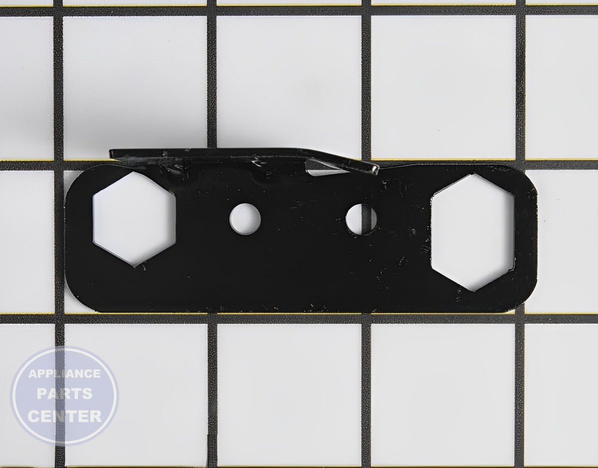 WHIRLPOOL REFRIGERATOR BRACKET W11037957 - Main view showing stability support for various models