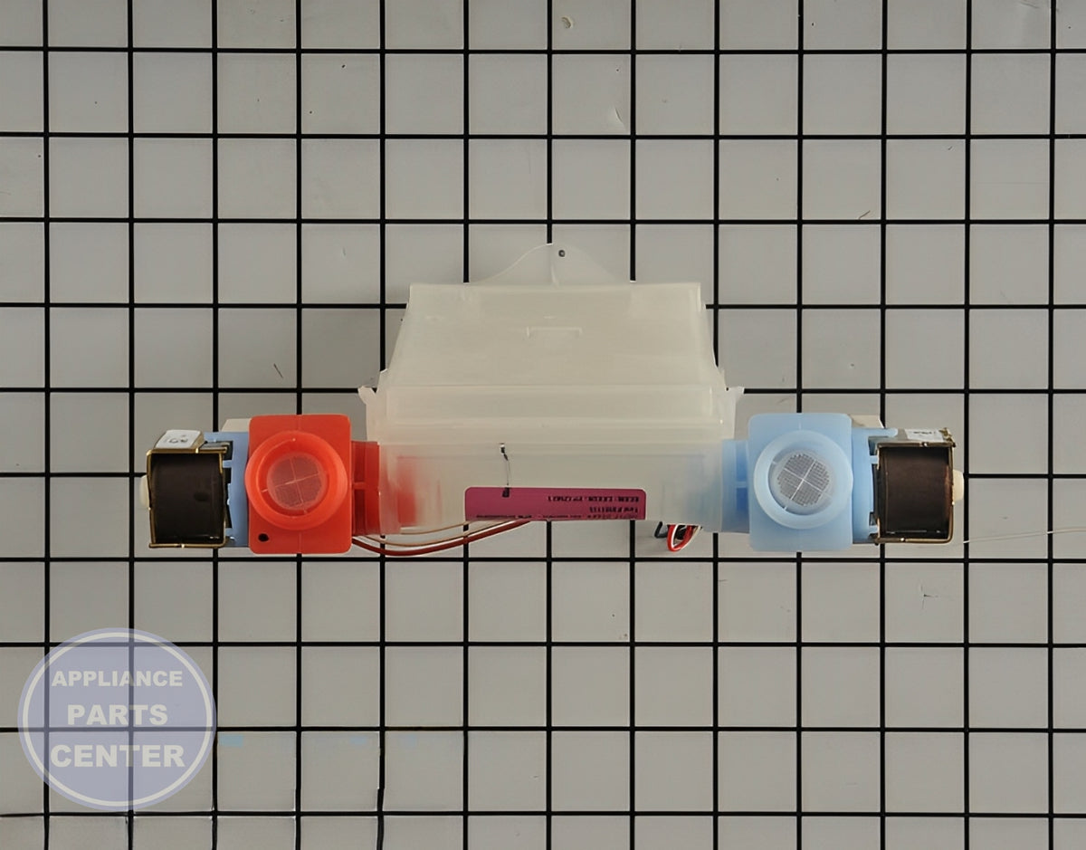 WHIRLPOOL WATER INLET VALVE W11038689 - Detailed view of reliable valve & float combo
