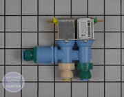 Whirlpool Water Inlet Valve W11043013 - Main view showing the valve & float assembly for Whirlpool refrigerators