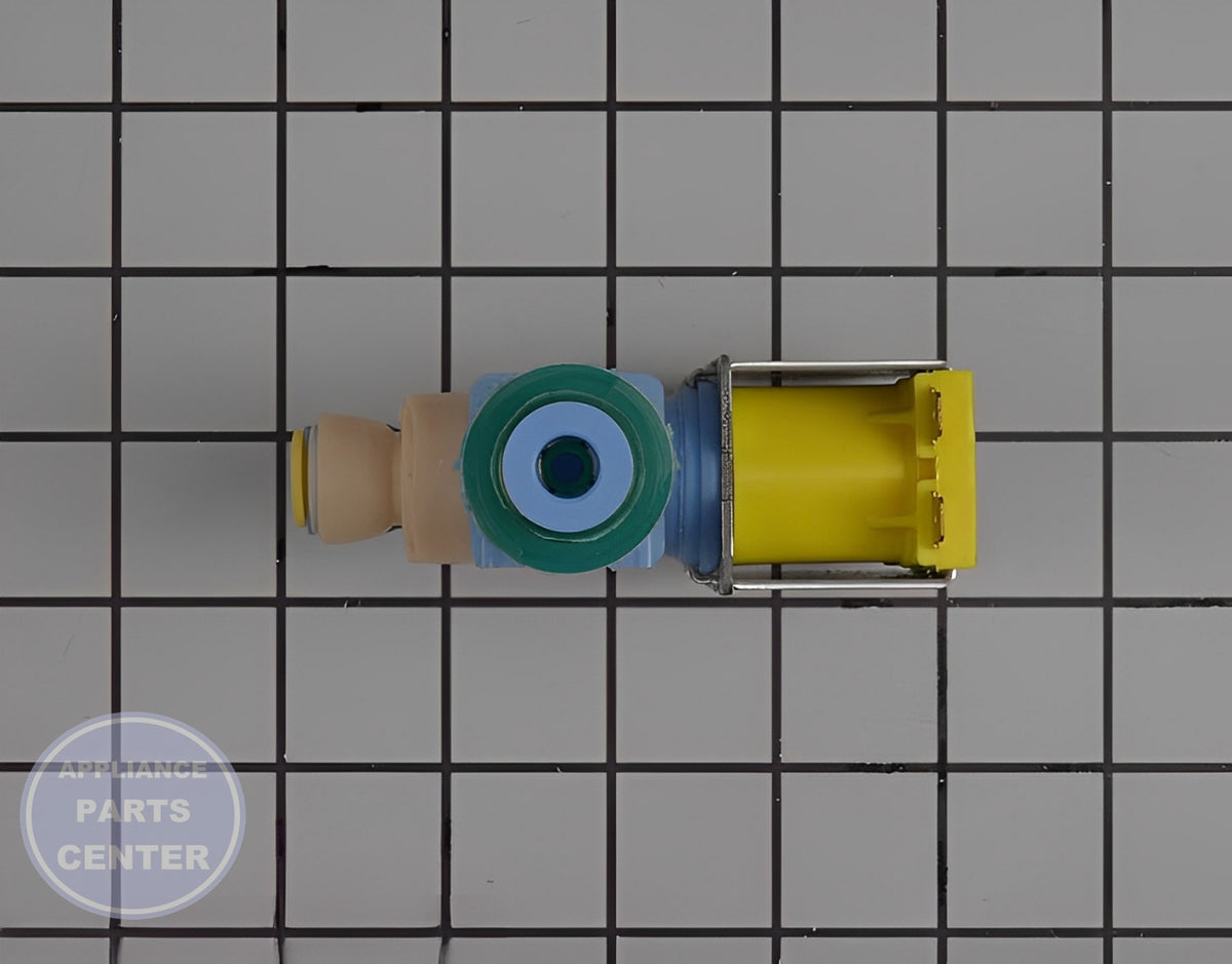 Whirlpool Water Inlet Valve W11043013 - Installation in Whirlpool model displaying key mounting points