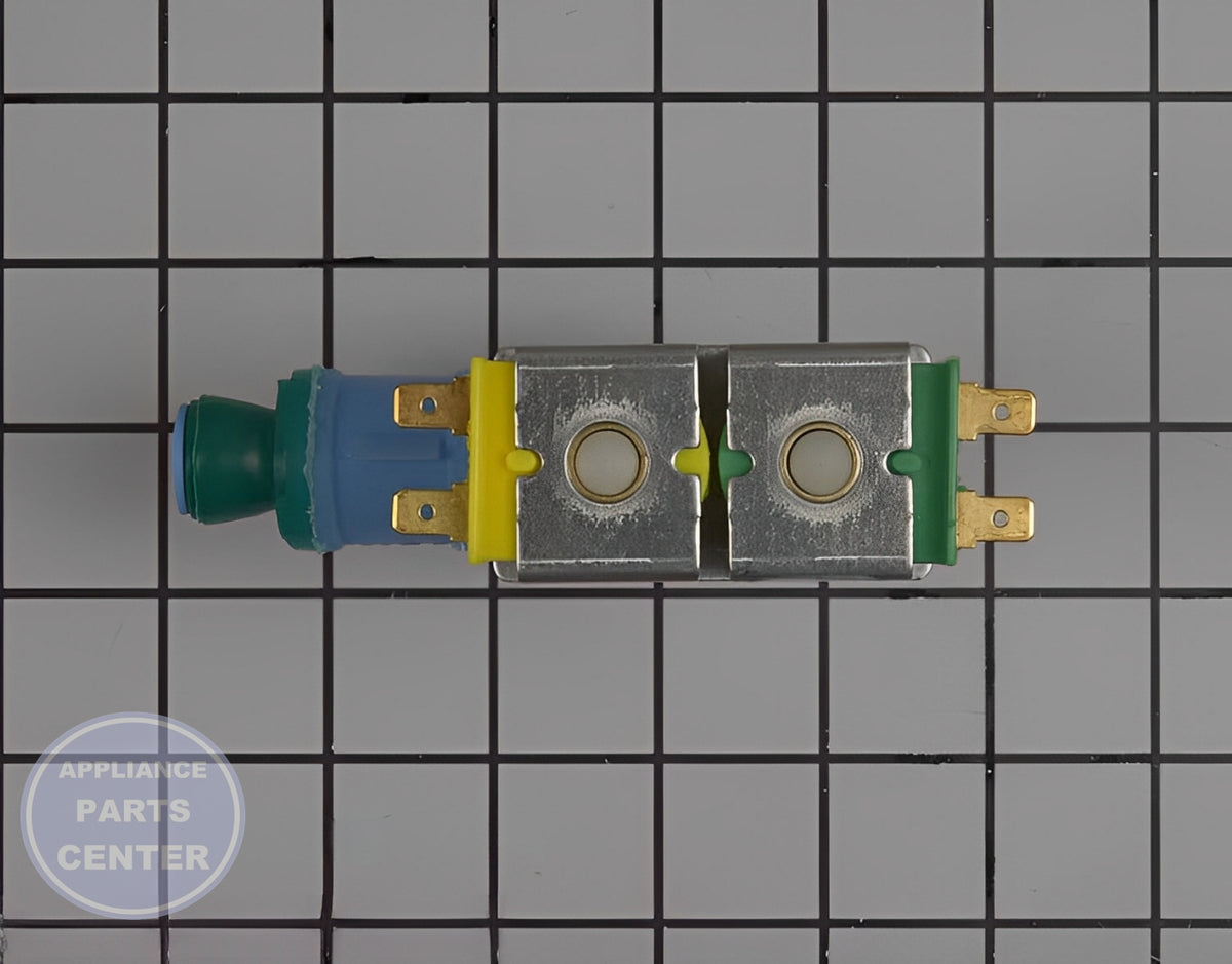 Whirlpool Water Inlet Valve W11043013 - Installation in Whirlpool model displaying key mounting points
