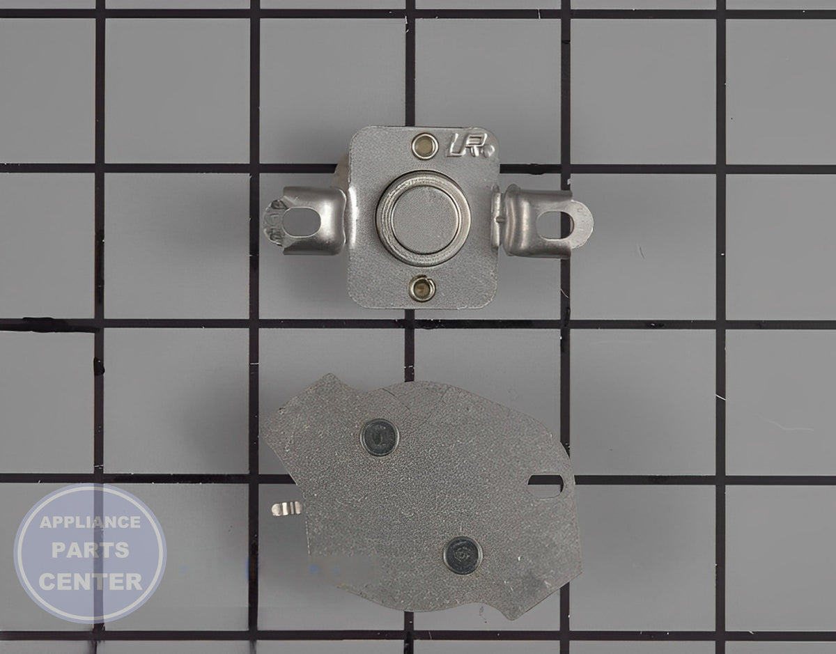 WHIRLPOOL HIGH LIMIT DRYER THERMOSTAT W11050897 - Side view with detailed technical specs