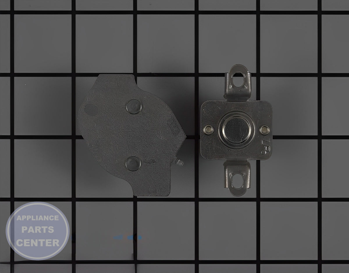 WHIRLPOOL HIGH LIMIT DRYER THERMOSTAT W11050897 - Installation in WPL Dryer showcasing key mounting points