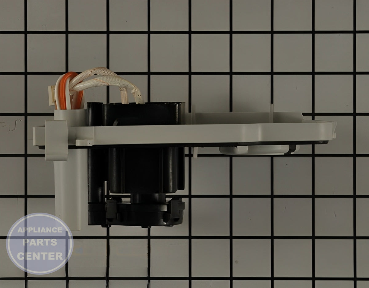 WHIRLPOOL PUMP W11086537 - Installation in WPL Dryer showing key mounting points