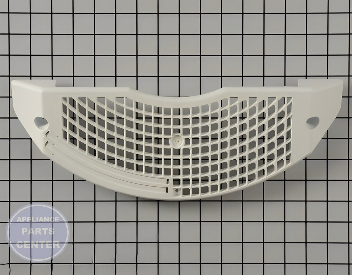 WHIRLPOOL DRYER LINK SCREEEN AIR GRILLE W11086603 - Detailed view of cap and cover features