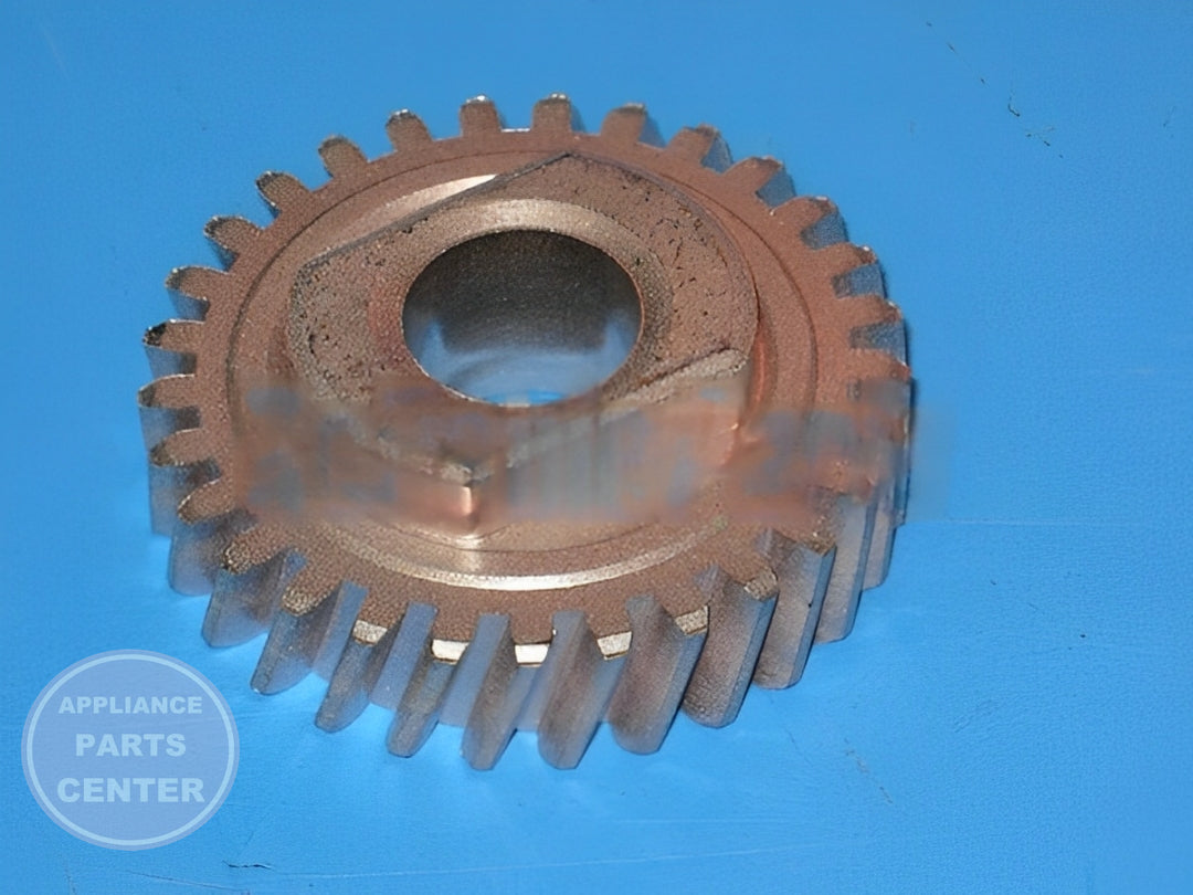 WHIRLPOOL GEAR W11086780 - Side view with precise measurements and specifications