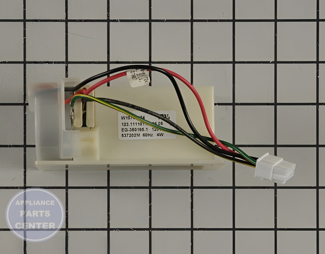 WHIRLPOOL REFRIGERATOR DAMPER W11087463 - Main view showing precise temperature control for WPL refrigerator