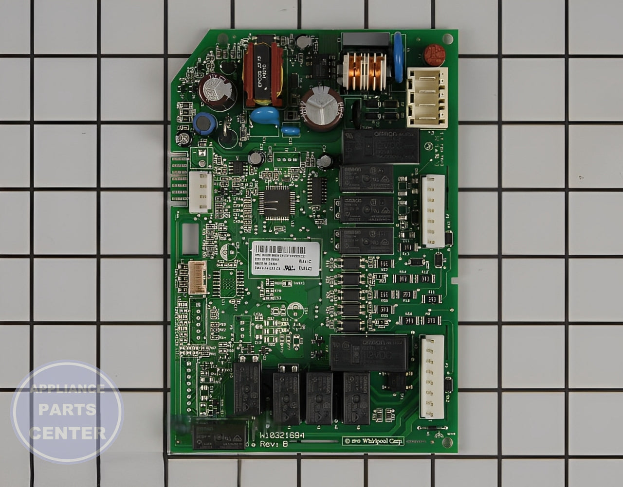 WHIRLPOOL REFRIGERATOR ELECTRONIC CONTROL BOARD ASSEMBLY W11088506 - Main view showing control features for Whirlpool models