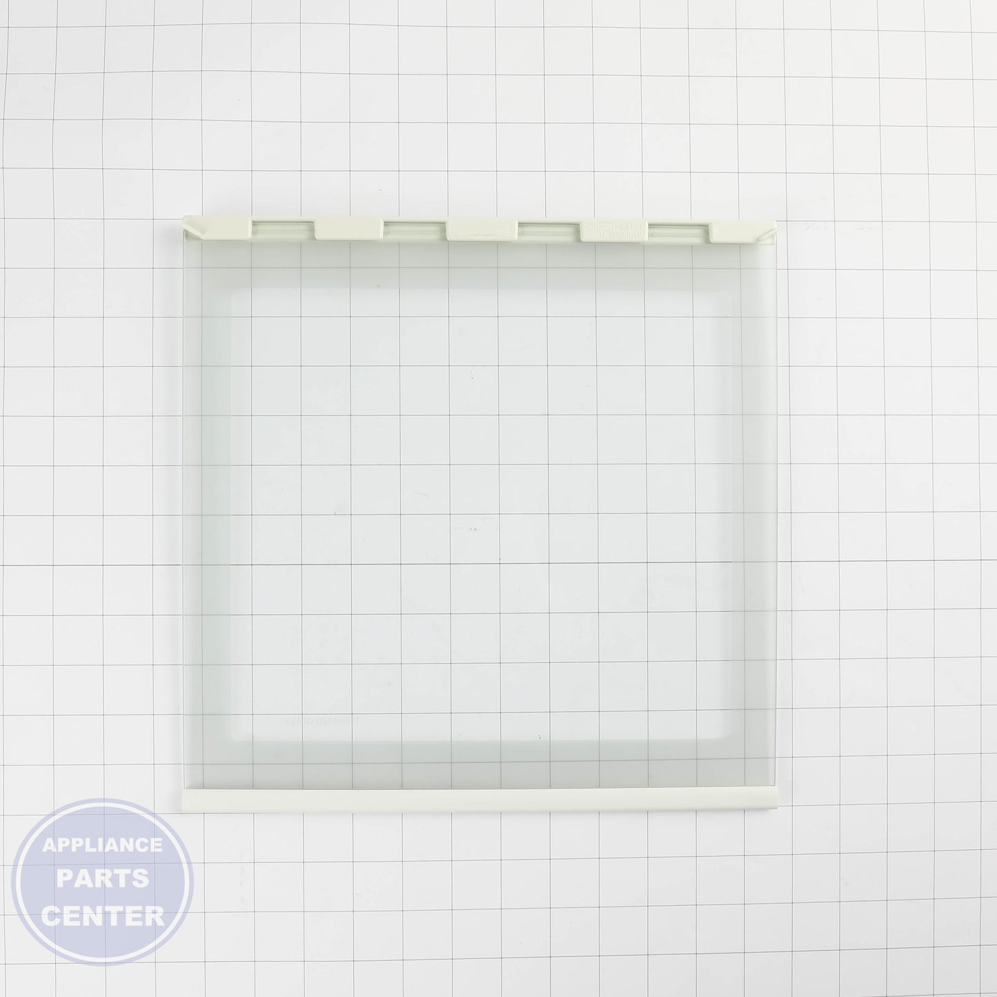SHELF-GLAS W11093704 - Side view with 30 lbs weight capacity
