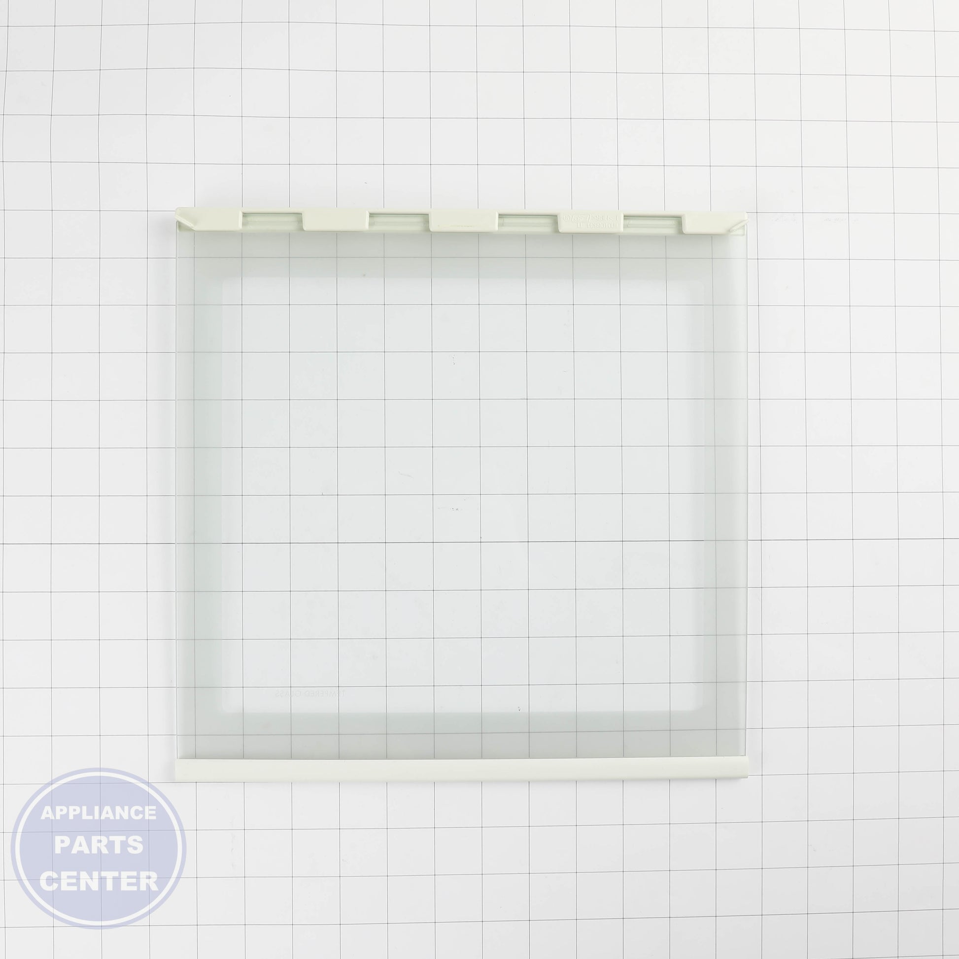 SHELF-GLAS W11093704 - Side view with 30 lbs weight capacity