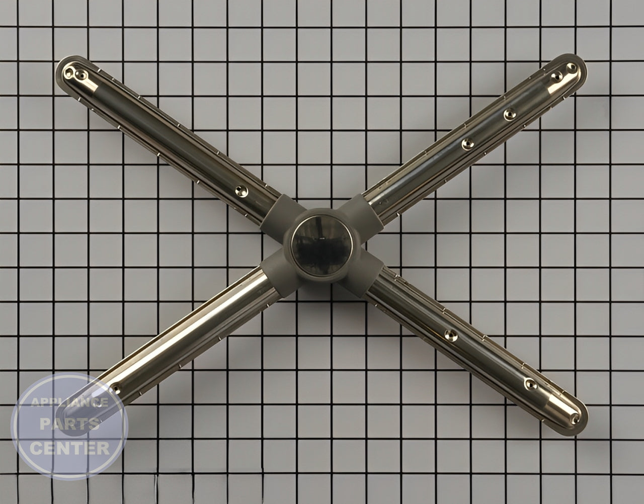 WHIRLPOOL DISHWASHER LOWER SPRAY ARM W11101428 - Main view showing wash arm support for Whirlpool models