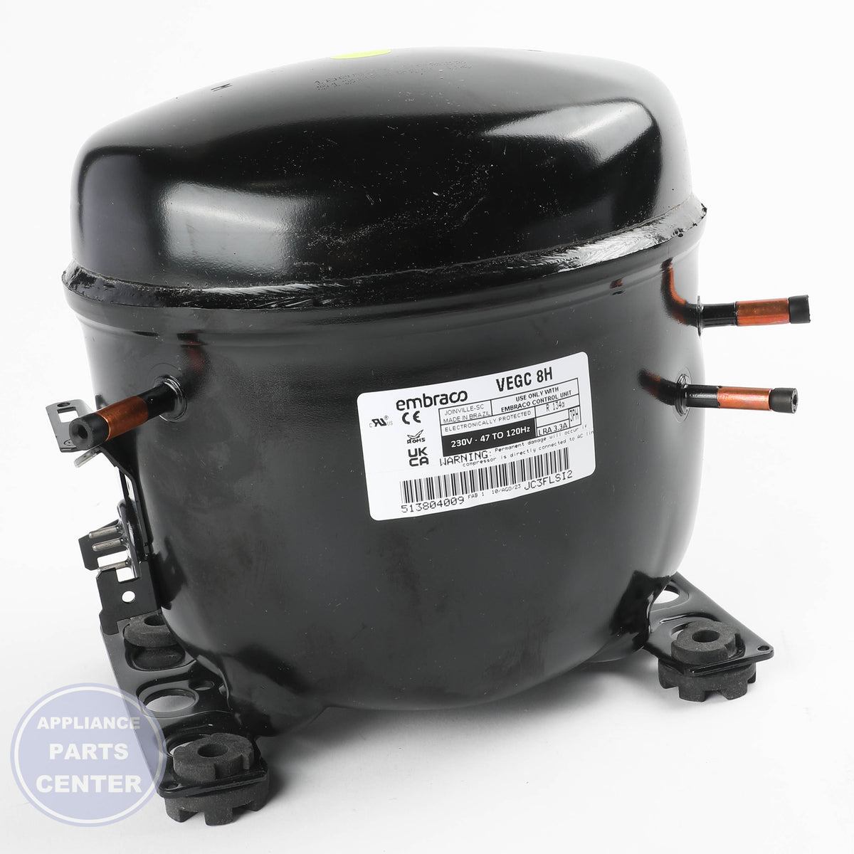 WPL COMPRESSOR W11103181 - Main view showing efficient cooling for specific models