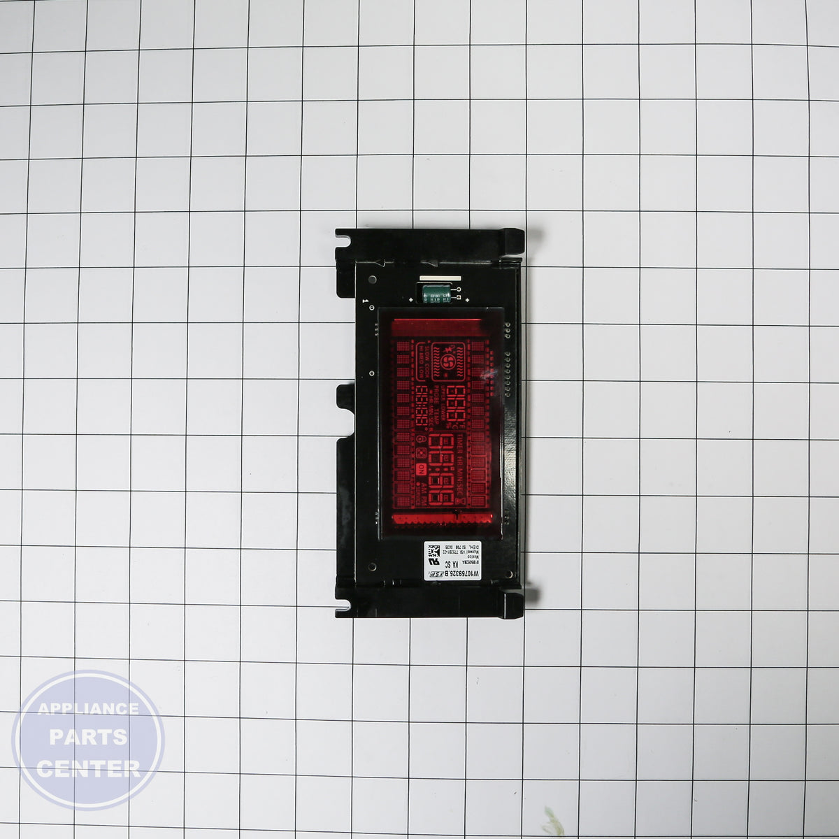 WPL CNTRL-ELEC W11105615 - Installation in Whirlpool model showing key mounting points