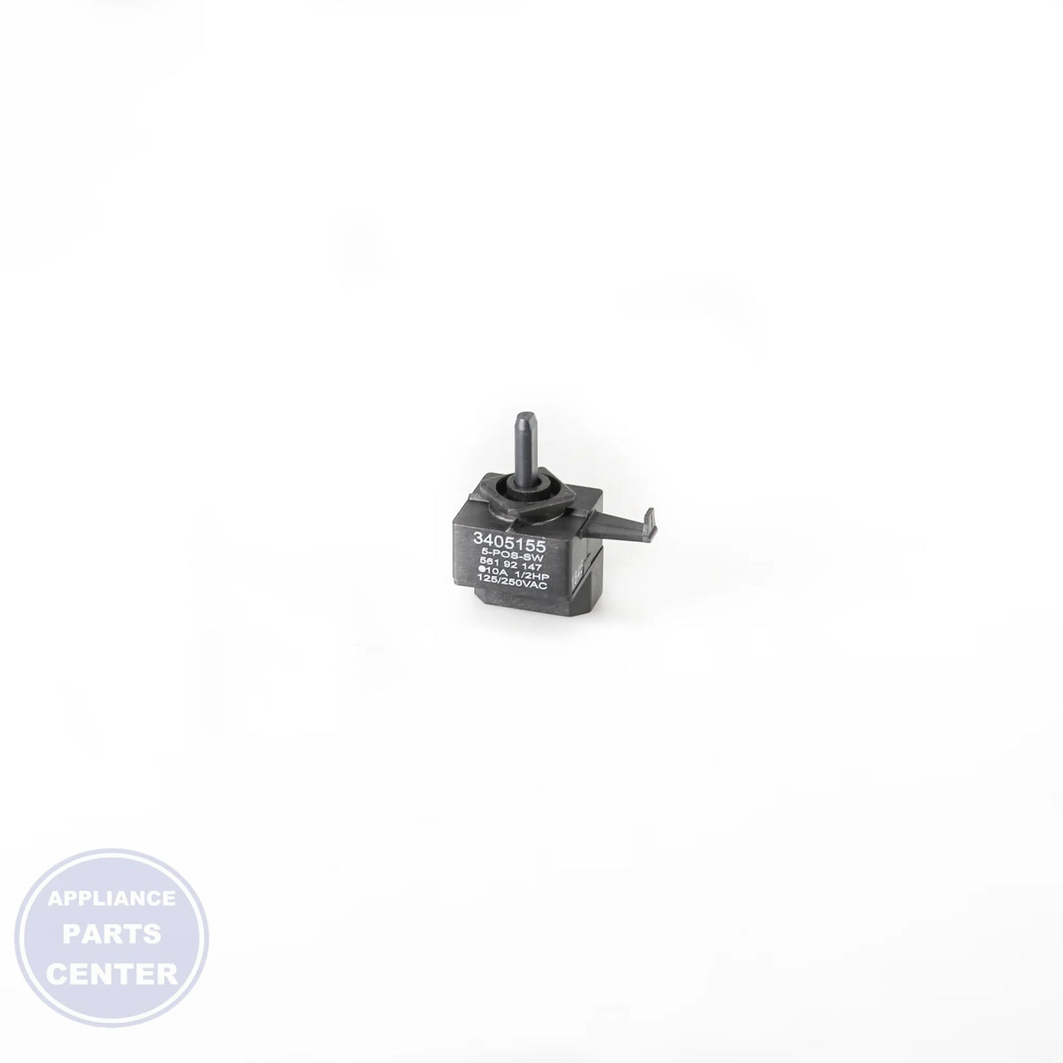 WPL SWITCH W11106324 - Installation in model 3405155 showing key mounting points