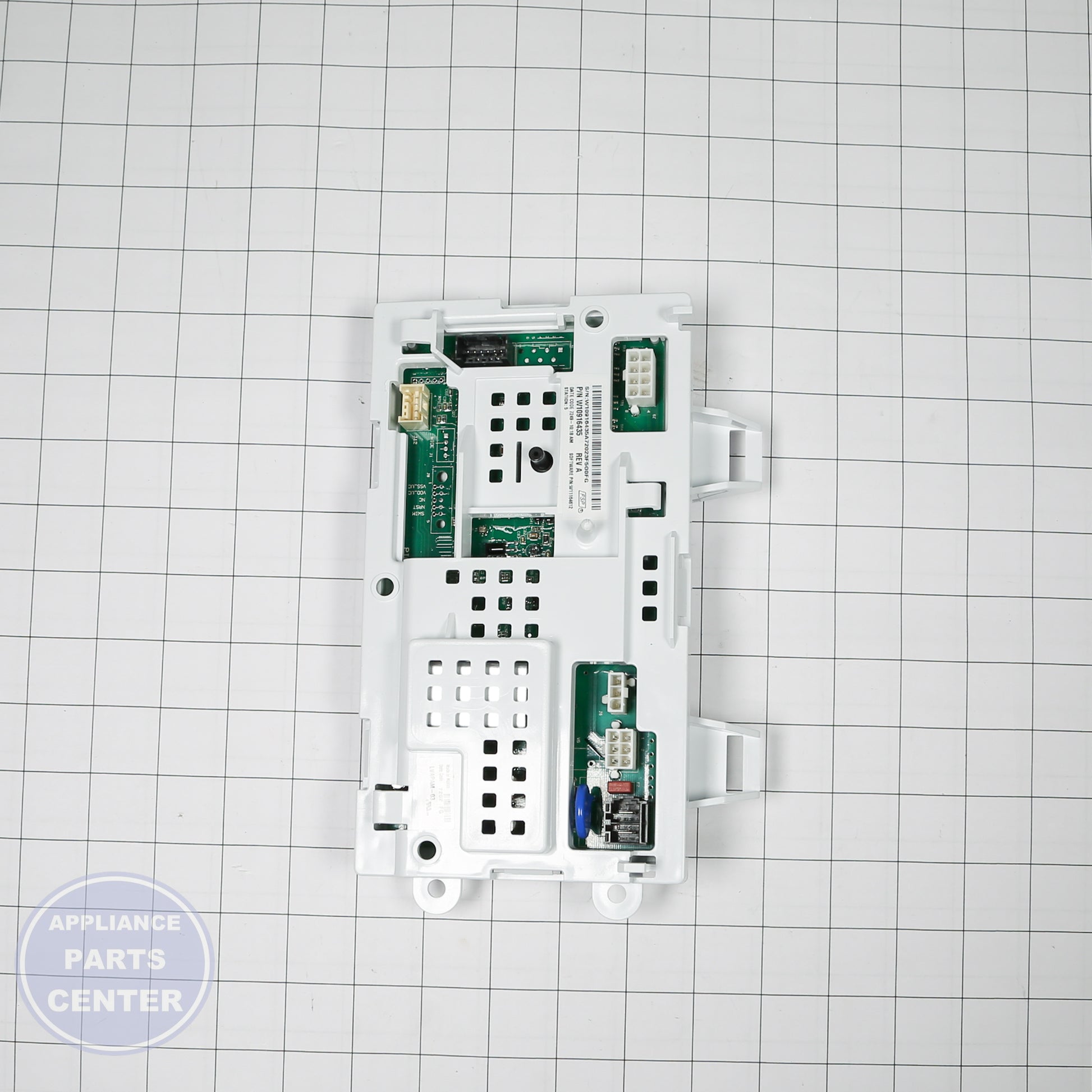 WPL CNTRL-ELEC W11106376 - Installation in specific model showing mounting points
