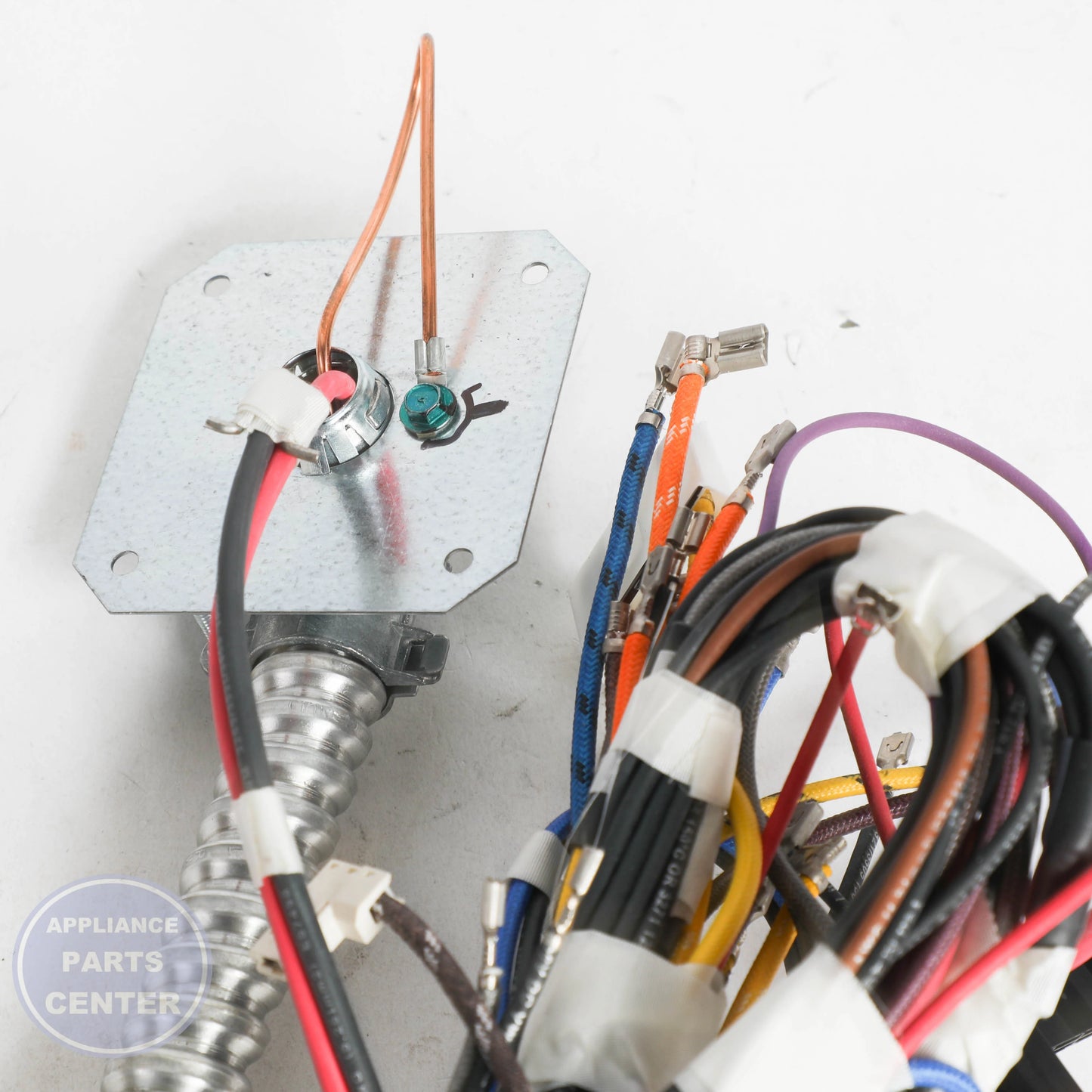 HARNS-WIRE W11110554 - Side view with precise measurements