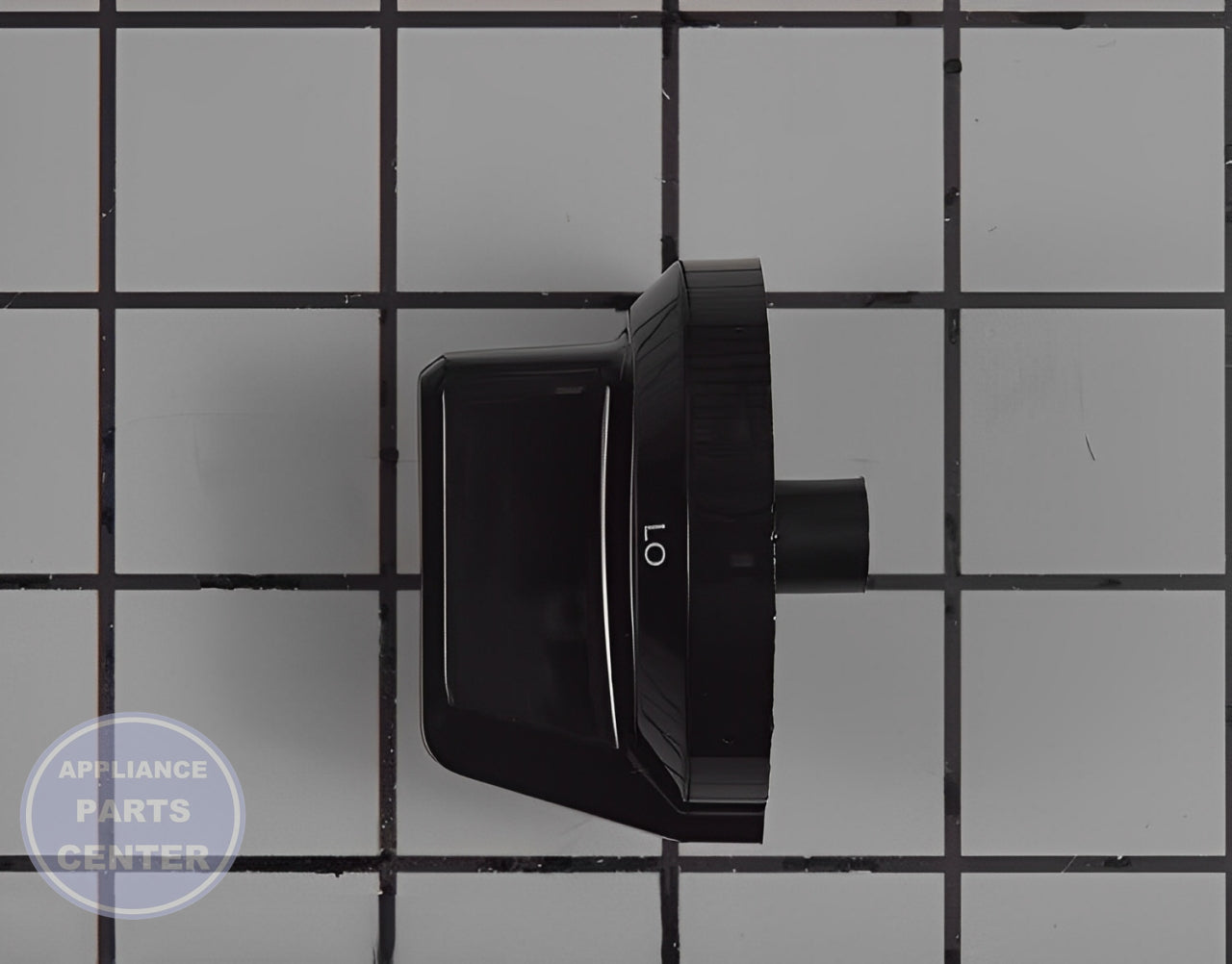 Control Knob W11117407 - Side view with precise dimensions for perfect fit