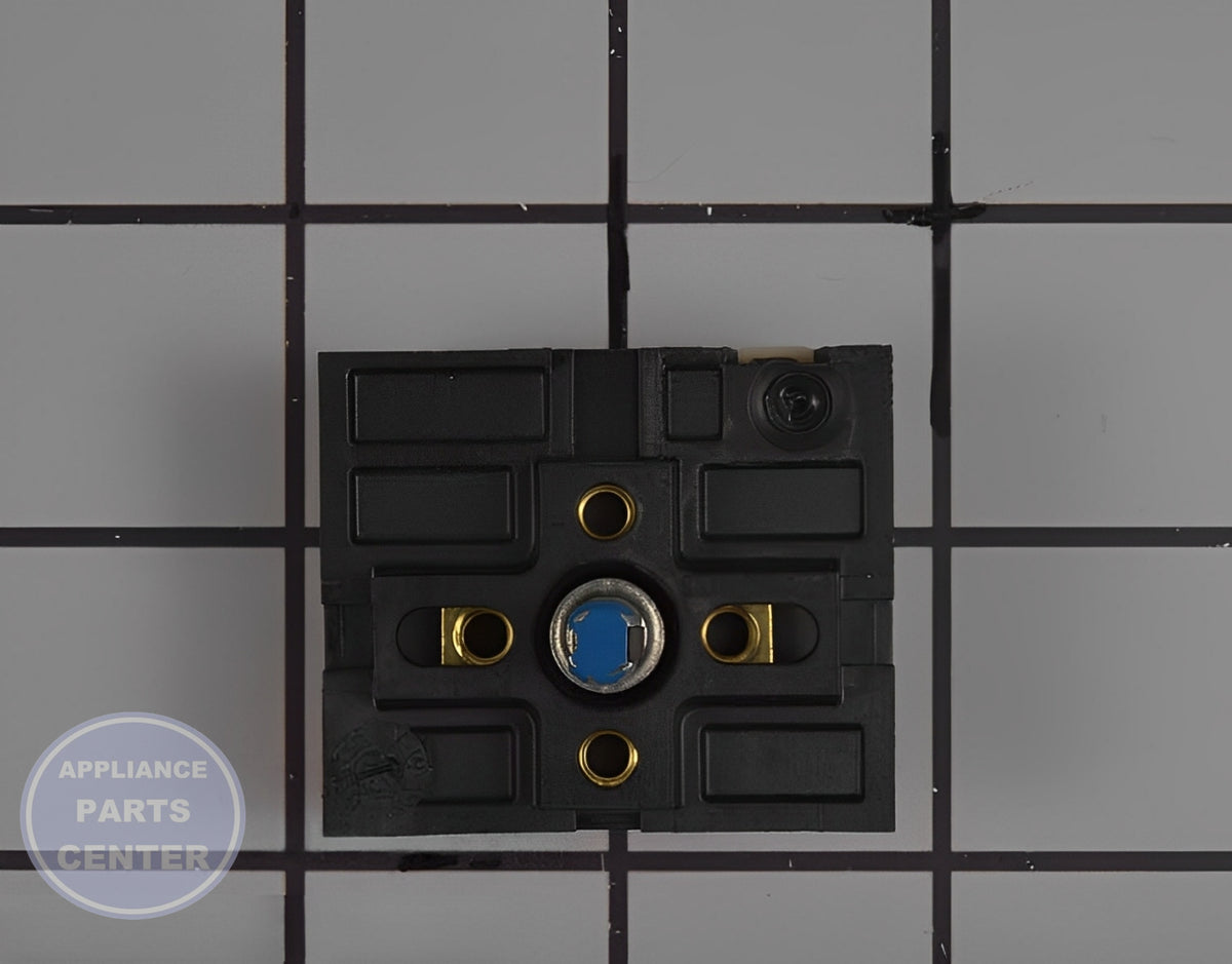 WHIRLPOOL INFINITE SWITCH W11121639 - Installation in Range showing key mounting points