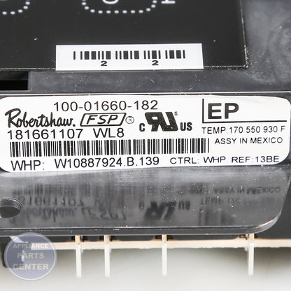 Whirlpool CNTRL-ELEC W11122531 - Installation in WPL model showing key mounting points