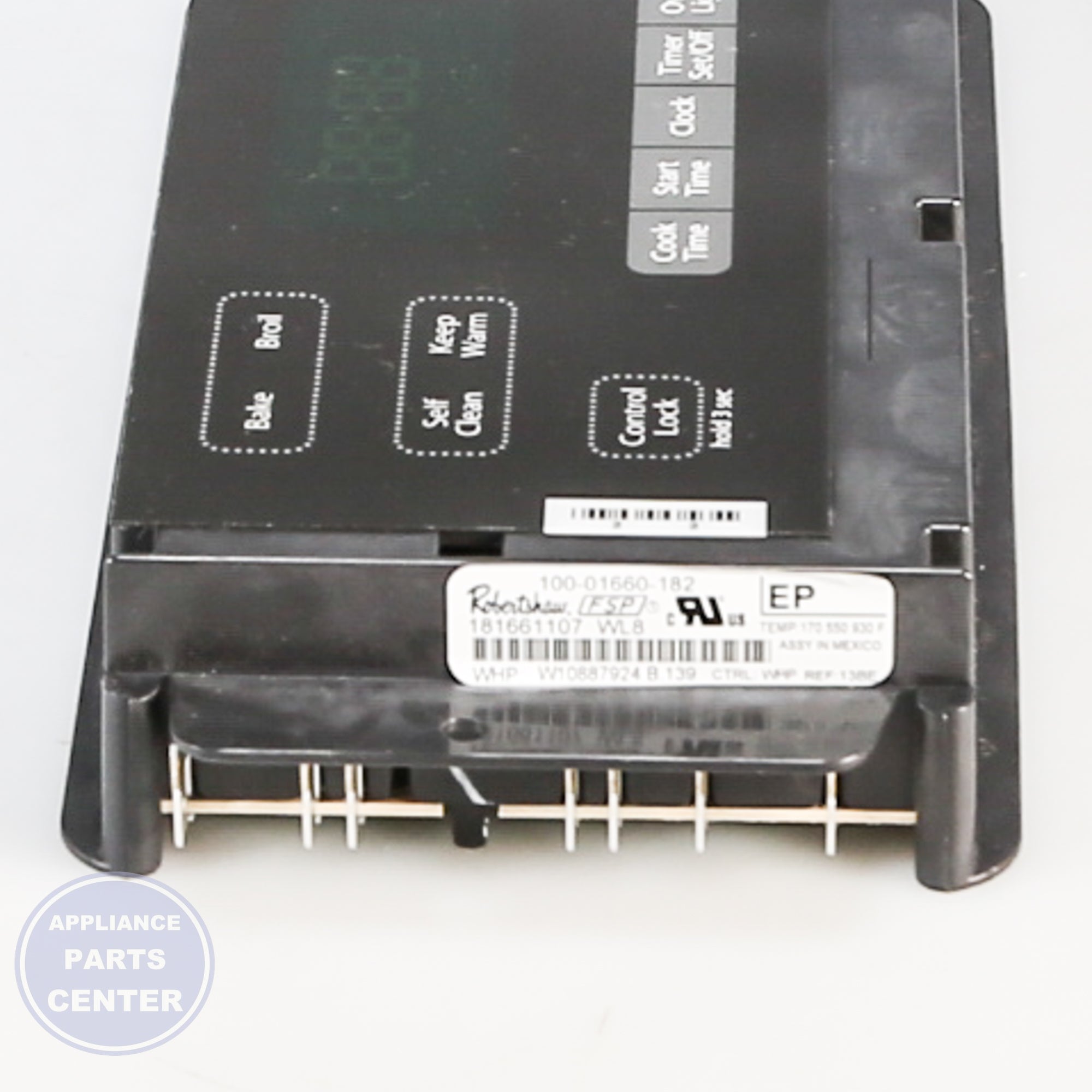 Whirlpool CNTRL-ELEC W11122531 - Installation in WPL model showing key mounting points