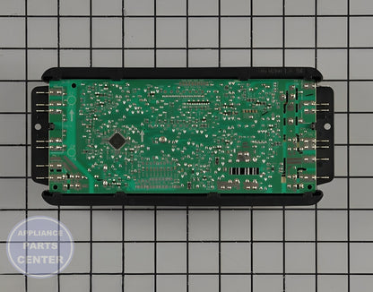 Electronic Control Board W11122557 - Side view with precise functions and measurements