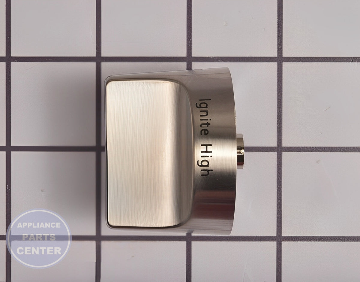 WHIRLPOOL RANGE SURFACE CONTROL KNOB W11122880 - Detailed view of precision-crafted control knob