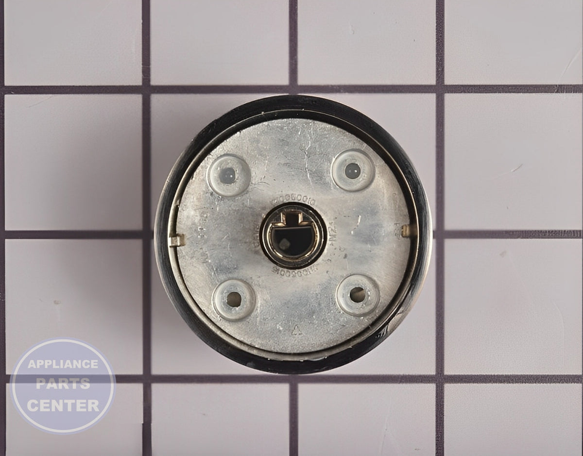 WHIRLPOOL RANGE SURFACE CONTROL KNOB W11122880 - Side view with exact measurements for perfect fit