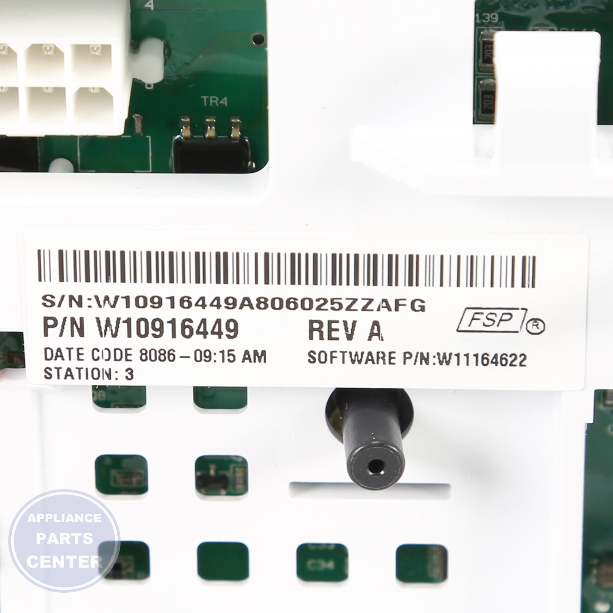 WPL CNTRL-ELEC W11124713 - Installation in W10862205 showing key mounting points