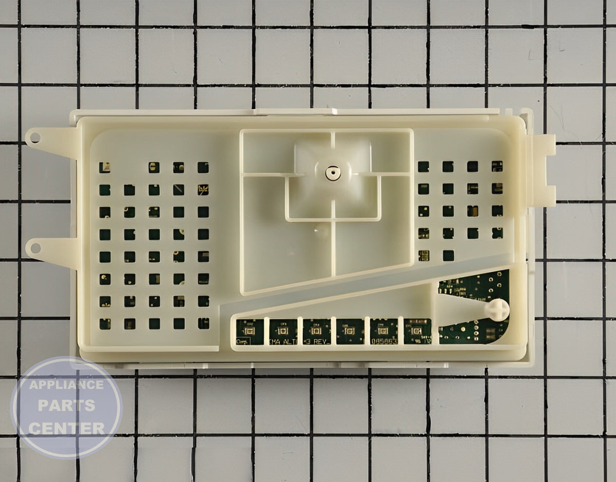 Control Board W11124822 - Side view with precise measurements