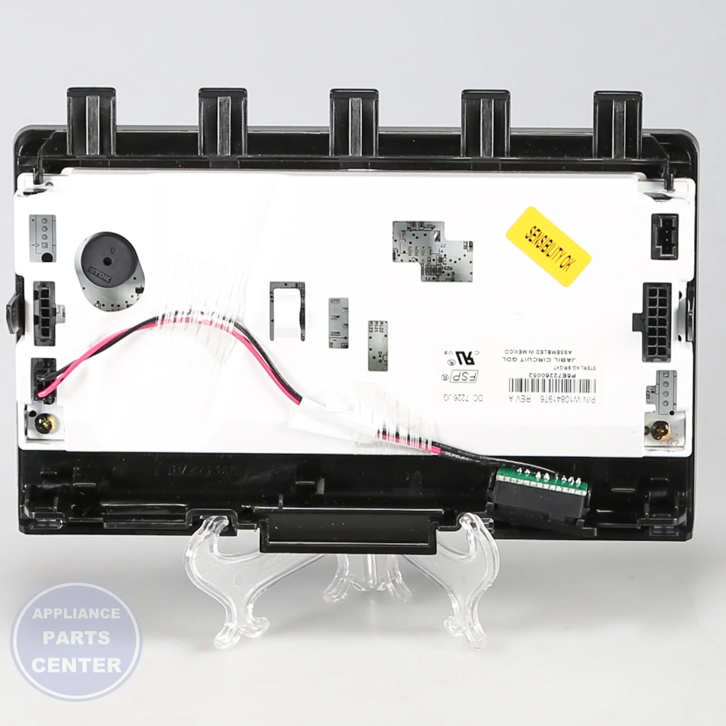 WPL CNTRL-ELEC W11125431 - Installation in WPL Refrigerator showing key mounting points