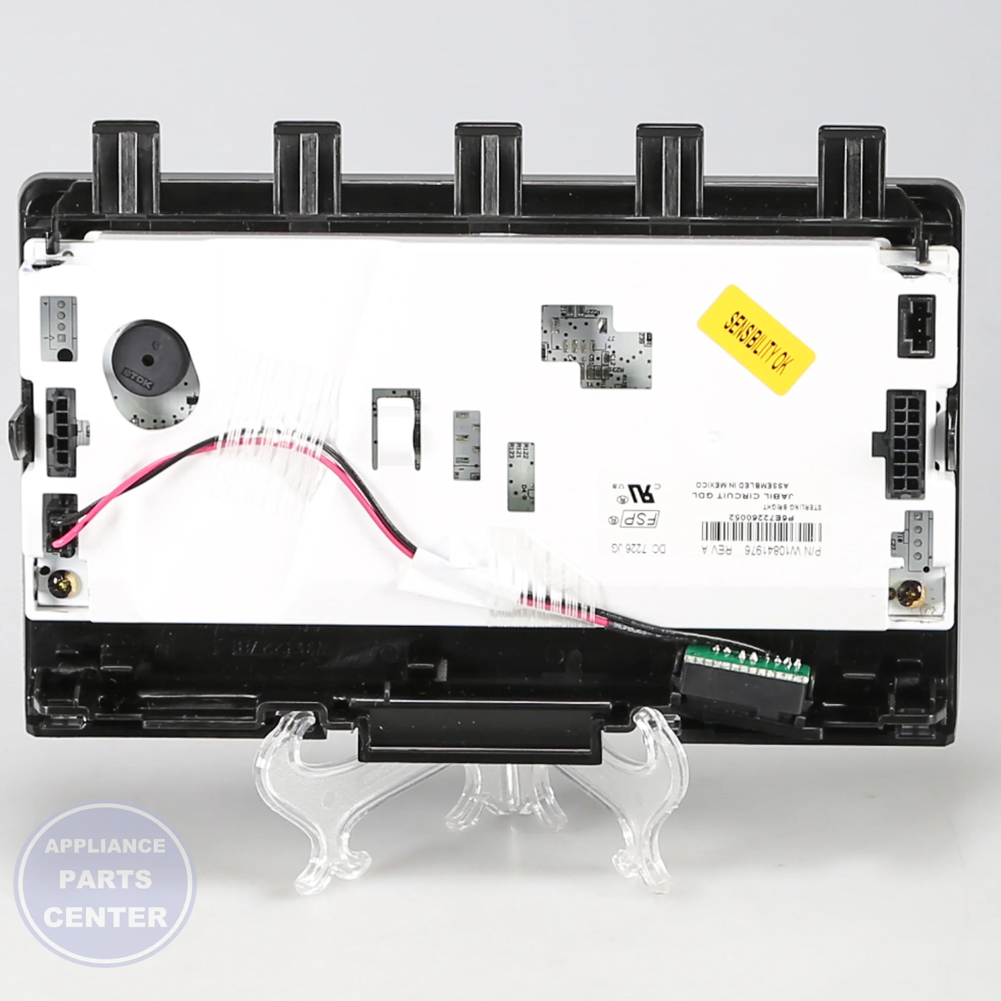 WPL CNTRL-ELEC W11125431 - Installation in WPL Refrigerator showing key mounting points