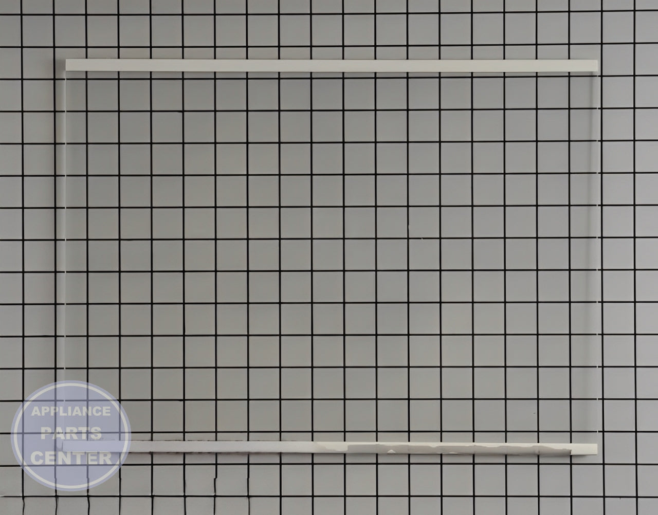 Whirlpool Glass Shelf W11130200 - Main view showing 24-inch width for Whirlpool and Ikea models