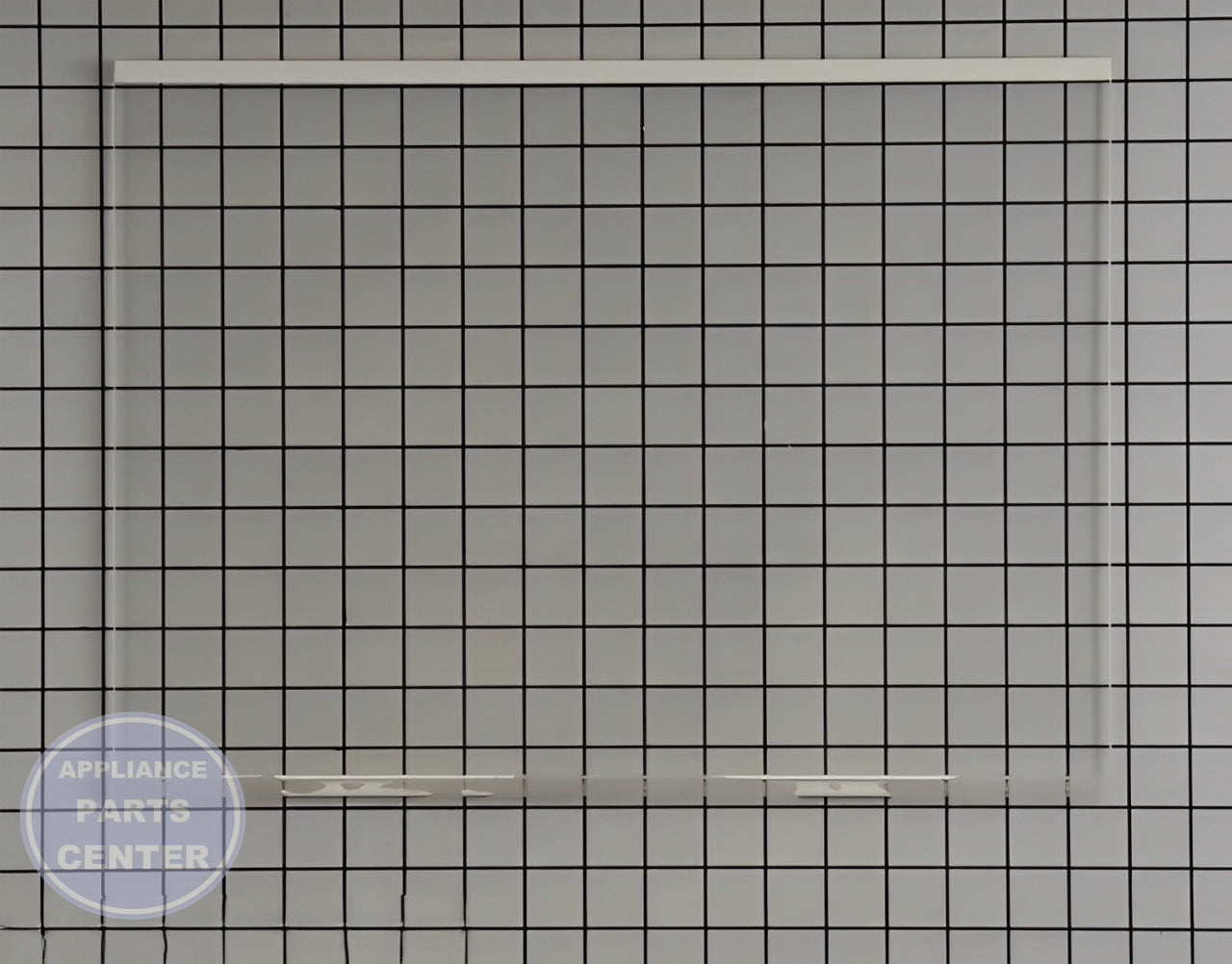 Glass Shelf W11130200 - Detailed view of sturdy glass material