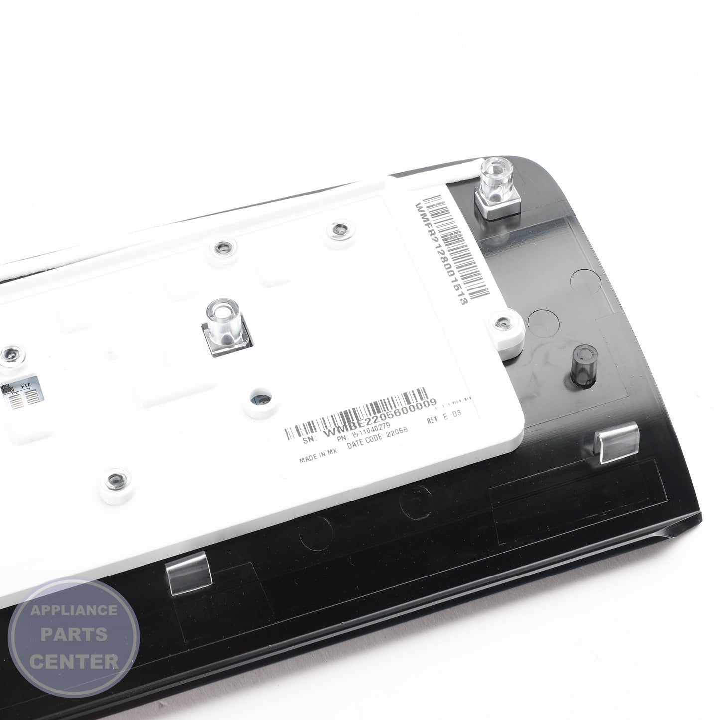 OVERLAY W11130343 - Side view with precise measurements