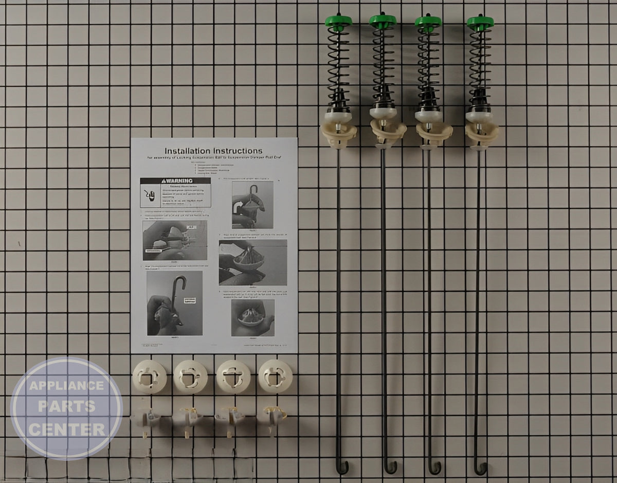 WHIRLPOOL WASHER SUSPENSION ROD KIT W11130362 - Detailed view of robust technical design