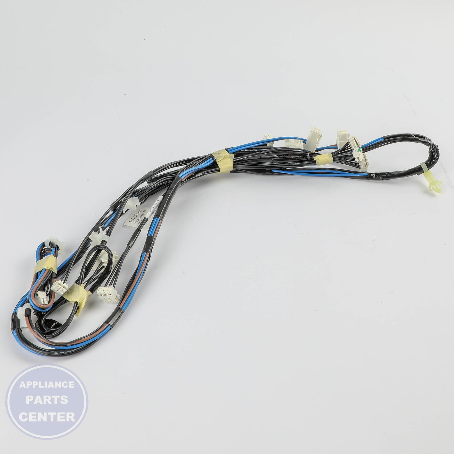 HARNS-WIRE W11132207 - Side view with precise measurements