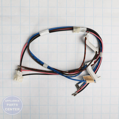 HARNS-WIRE W11134602 - Side view with precise electrical specifications