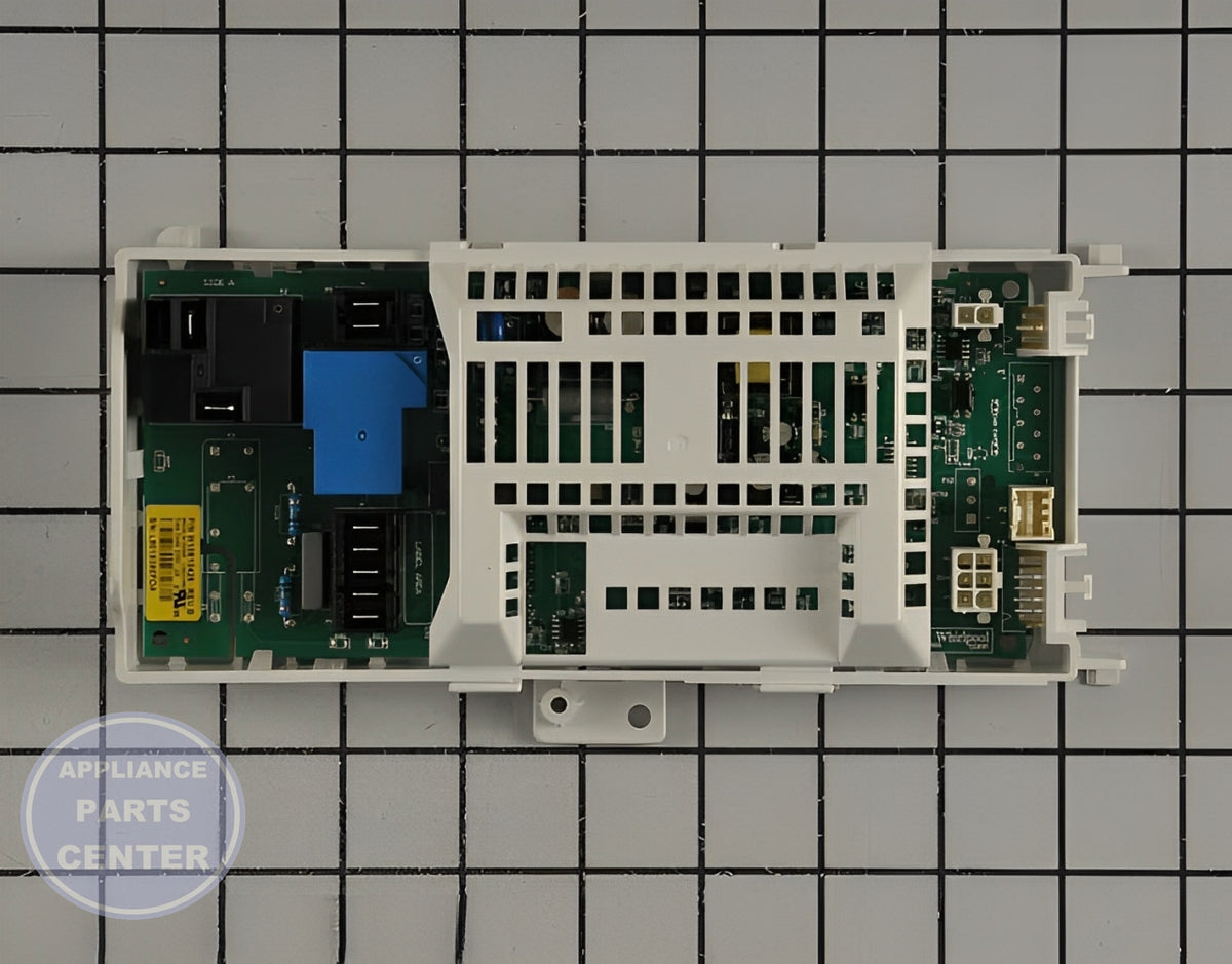 WHIRLPOOL ELECTRONIC CONTROL BOARD W11158453 - Main view showing circuit board for WPL Dryer models