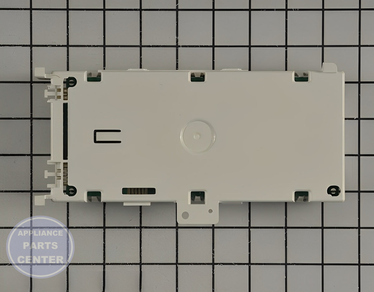 WHIRLPOOL ELECTRONIC CONTROL BOARD W11158453 - Side view with precise measurements