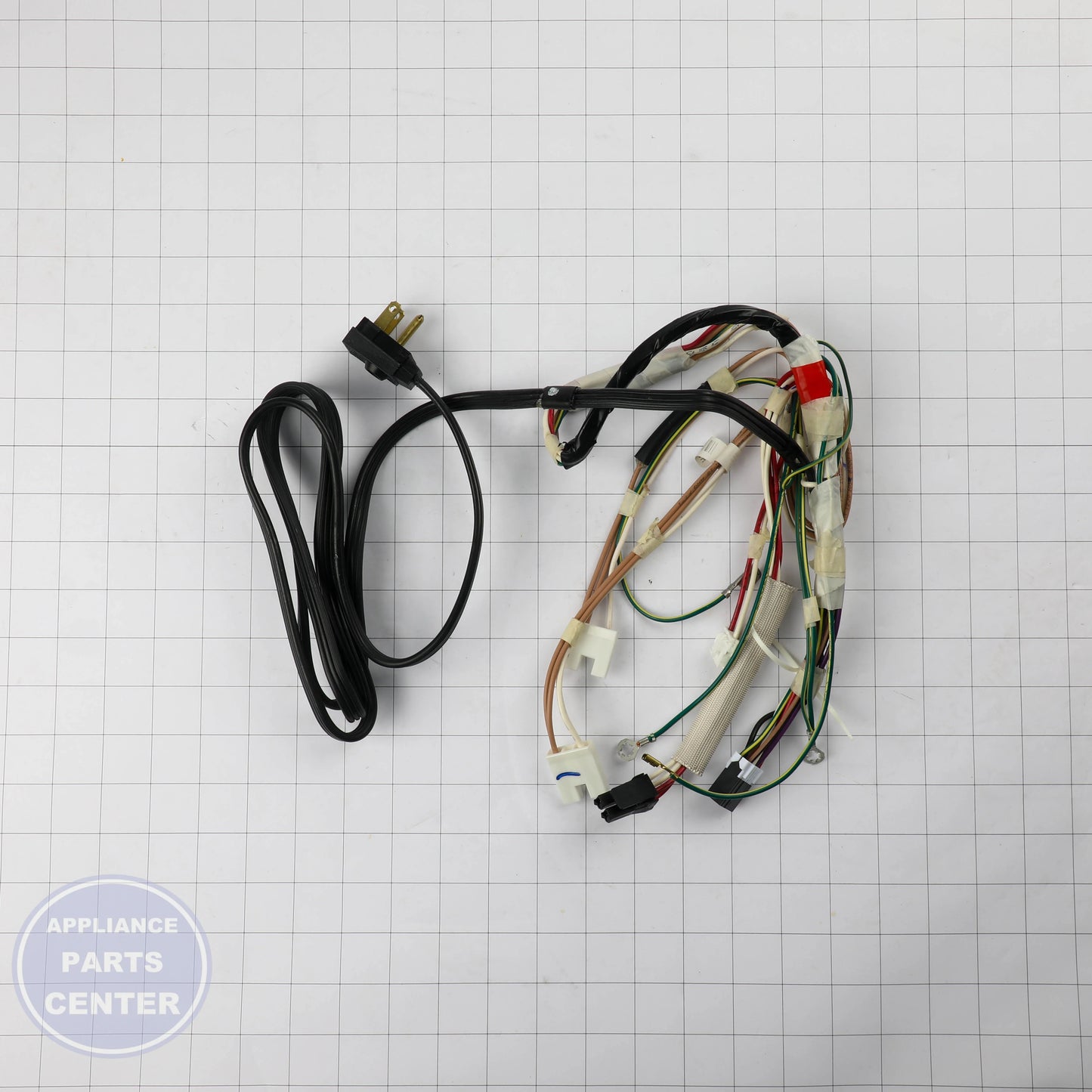 HARNS-WIRE W11161250 - Side view with precise wire specifications