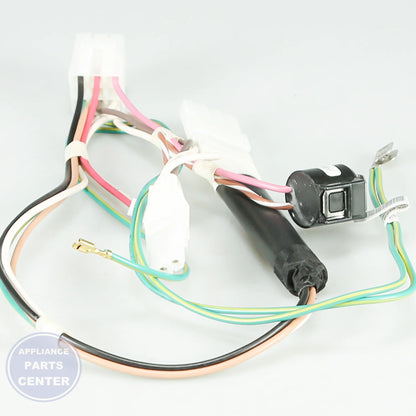 HARNS-WIRE W11164040 - Side view with precise electrical specifications