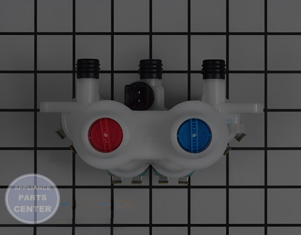 WHIRLPOOL WASHER WATER INLET VALVE W11165546 - Detailed view of durable valve & float assembly