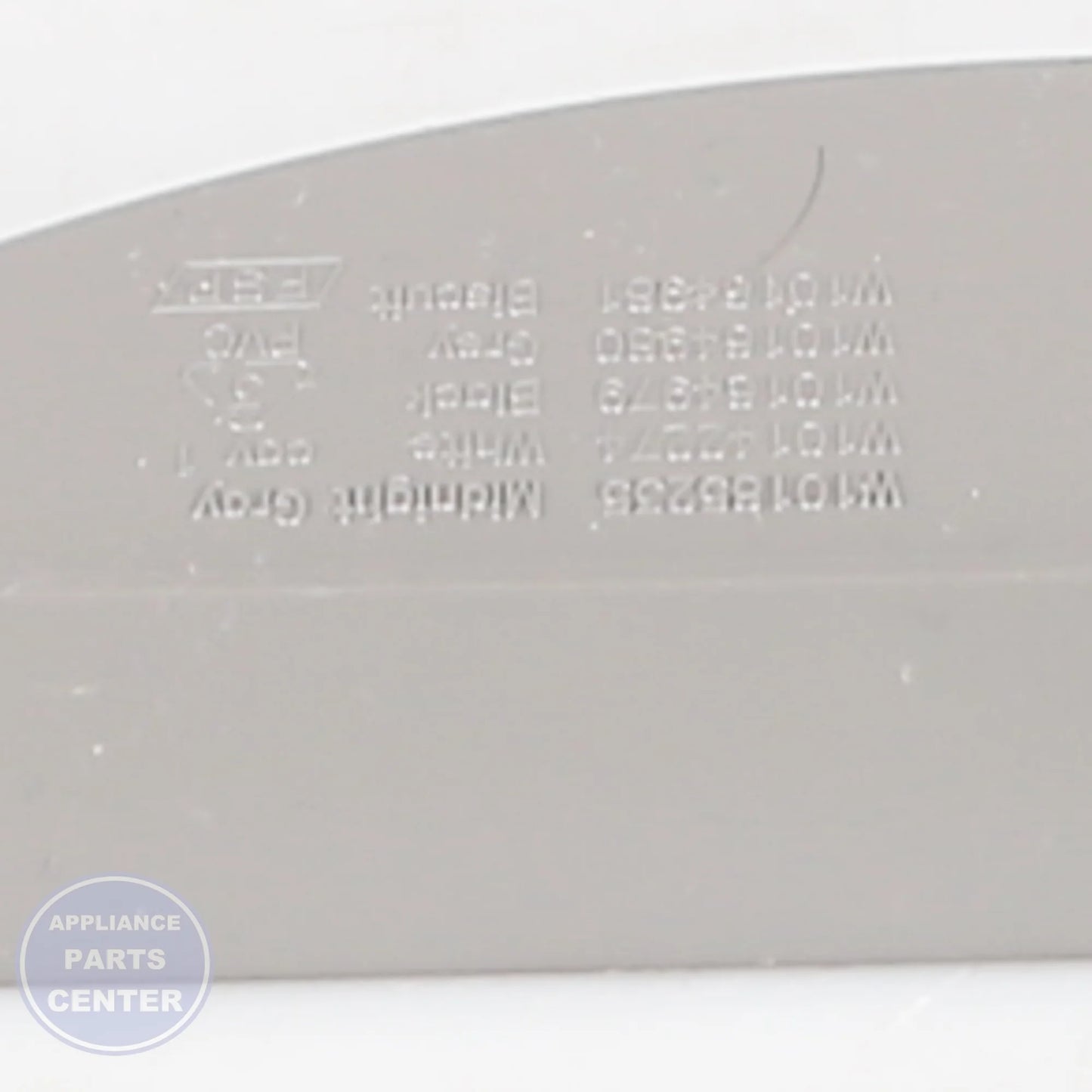 TRAY-DRIP W11167053 - Detailed view of leak-proof design