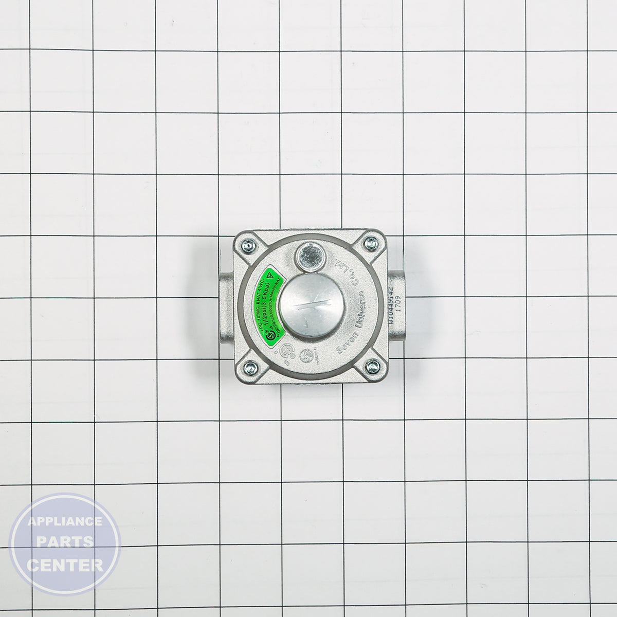 REGULATOR W11170853 - Side view with efficient measurements